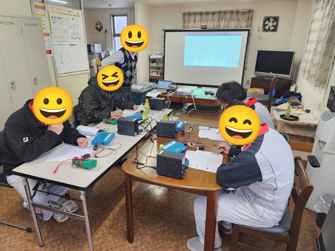 お客様の為に🔋電子回路の勉強を💻スキルアップ